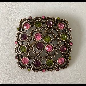 Vintage Coventry Square Brooch